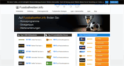 Desktop Screenshot of fussballwetten.info